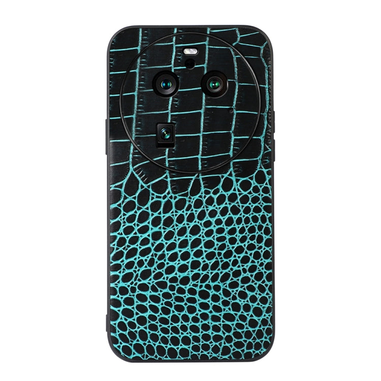 Crocodile Texture Genuine Leather Phone Case