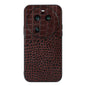 Crocodile Texture Genuine Leather Phone Case