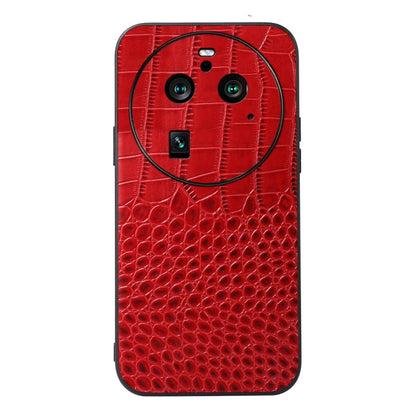 Crocodile Texture Genuine Leather Phone Case