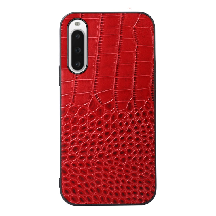 Crocodile Texture Genuine Leather Phone Case