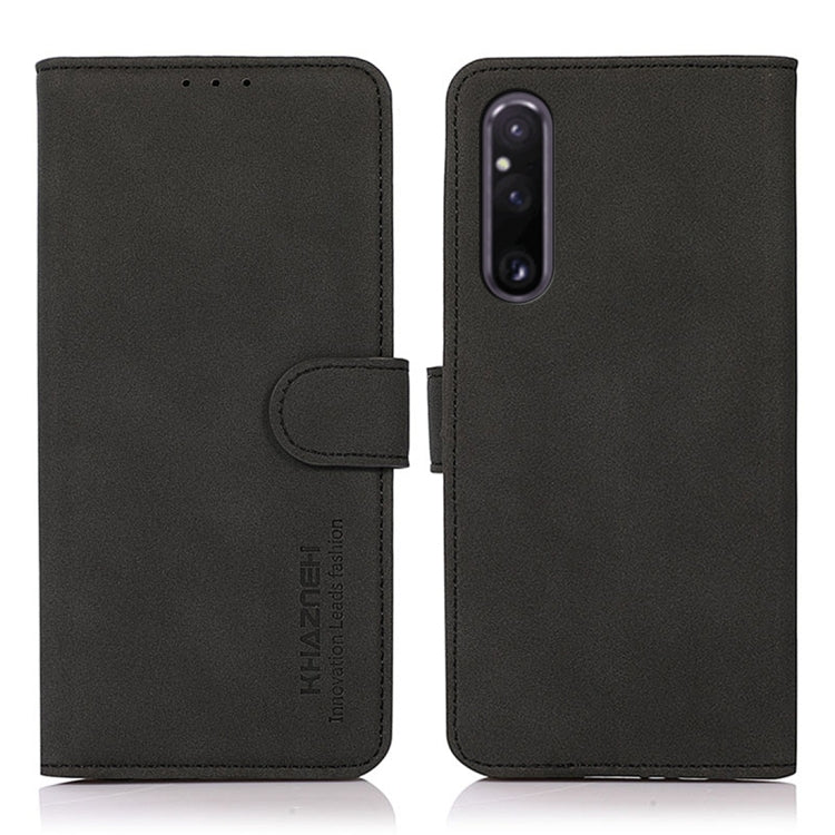 KHAZNEH Matte Texture Leather Phone Case, For Sony Xperia 1 V, For Sony Xperia 10 V, For Google Pixel 7a, For Xiaomi Redmi Note 12 4G Global