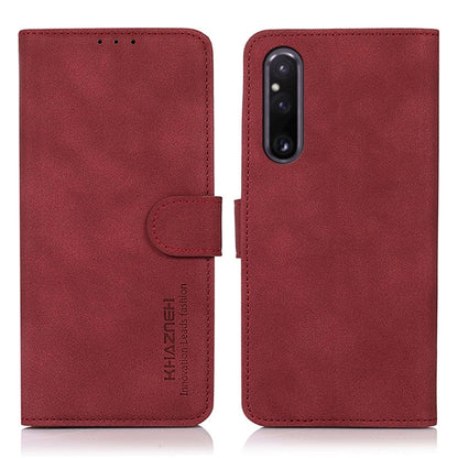 KHAZNEH Matte Texture Leather Phone Case