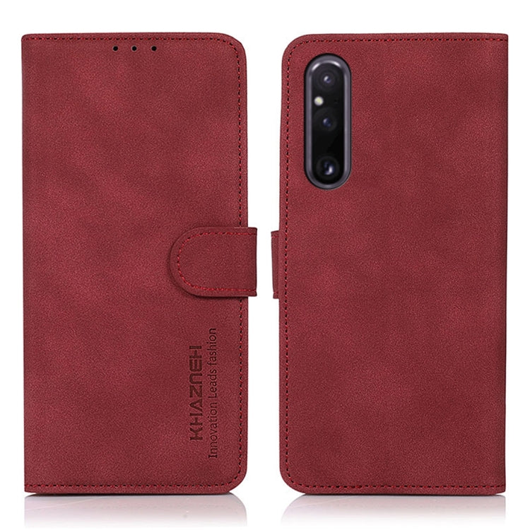 KHAZNEH Matte Texture Leather Phone Case, For Sony Xperia 1 V, For Sony Xperia 10 V, For Google Pixel 7a, For Xiaomi Redmi Note 12 4G Global