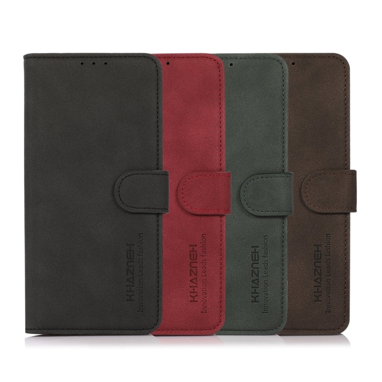 KHAZNEH Matte Texture Leather Phone Case