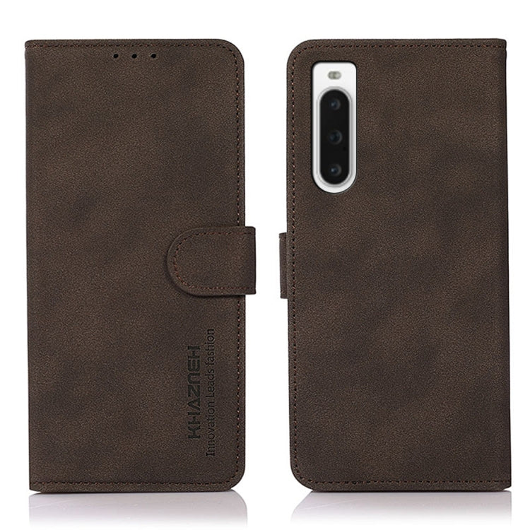 KHAZNEH Matte Texture Leather Phone Case, For Sony Xperia 1 V, For Sony Xperia 10 V, For Google Pixel 7a, For Xiaomi Redmi Note 12 4G Global