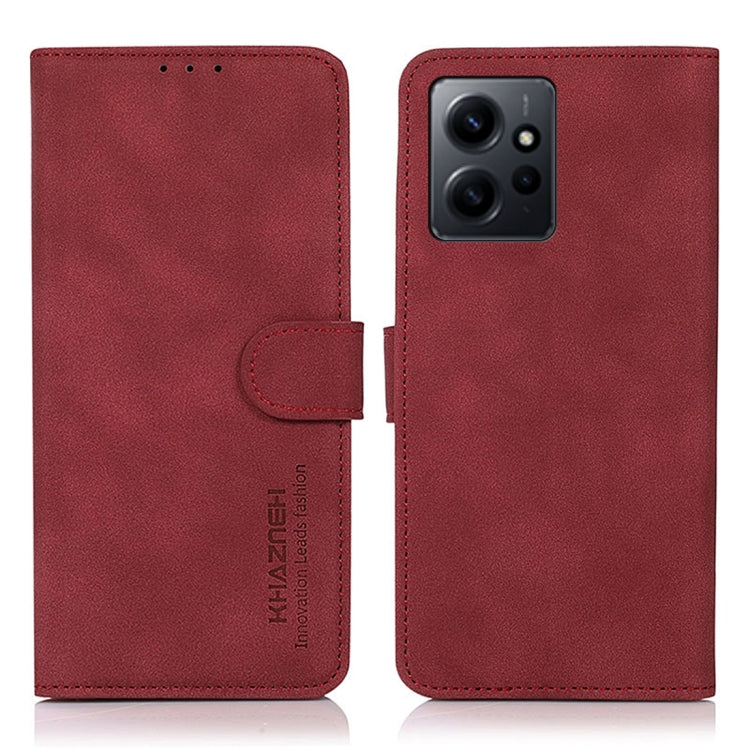 KHAZNEH Matte Texture Leather Phone Case, For Sony Xperia 1 V, For Sony Xperia 10 V, For Google Pixel 7a, For Xiaomi Redmi Note 12 4G Global