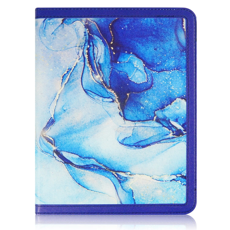Marble Pattern Stitching Leather Tablet Case