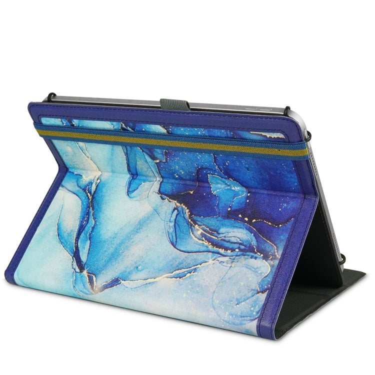 Marble Pattern Stitching Leather Tablet Case, For 10 inch