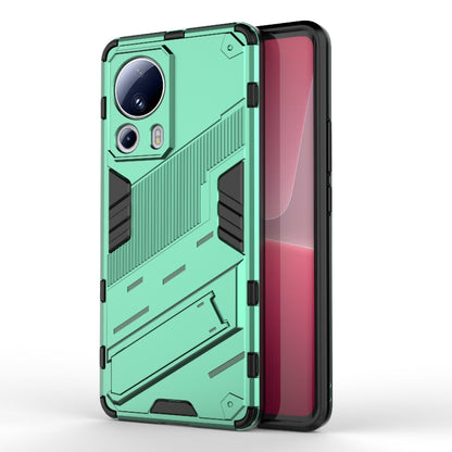 Punk Armor 2 in 1 PC + TPU Shockproof Phone Case with Holder, For Xiaomi Redmi Note 12 4G Global, For Xiaomi 13 Lite