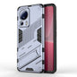 Punk Armor 2 in 1 PC + TPU Shockproof Phone Case with Holder