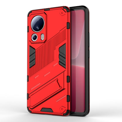 Punk Armor 2 in 1 PC + TPU Shockproof Phone Case with Holder, For Xiaomi Redmi Note 12 4G Global, For Xiaomi 13 Lite