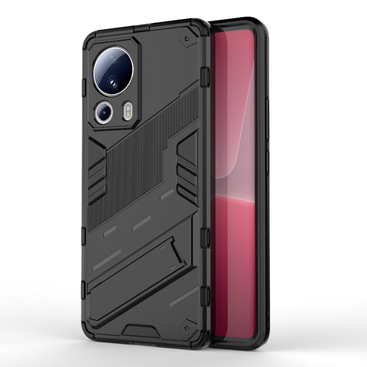 Punk Armor 2 in 1 PC + TPU Shockproof Phone Case with Holder