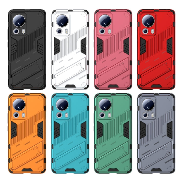 Punk Armor 2 in 1 PC + TPU Shockproof Phone Case with Holder