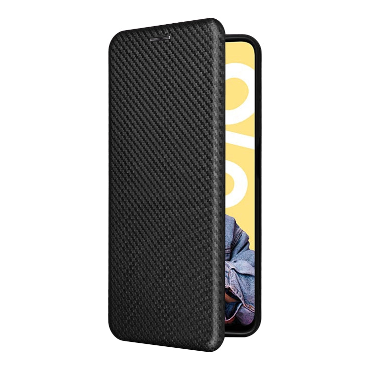 Carbon Fiber Texture Flip Leather Phone Case