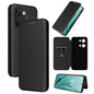 Carbon Fiber Texture Flip Leather Phone Case