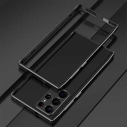 Aurora Series Lens Protector + Metal Frame Phone Case