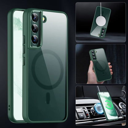 Acrylic PC MagSafe Magnetic Phone Case, For Samsung Galaxy S23 5G, For Samsung Galaxy S23+ 5G