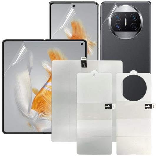 For Huawei Mate X5 / X3 Full Screen Protector Explosion-proof Big + Front + Back Screen Hydrogel Film, For Huawei Mate X5 / X3 Big + Front + Back
