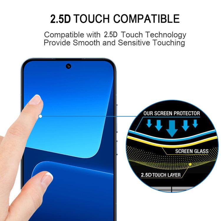 Full Glue 9H HD 3D Curved Edge Tempered Glass Film, For Xiaomi 13 Ultra (1 PC)