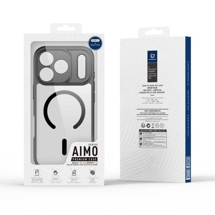 DUX DUCIS Aimo Mag Series TPU + PC MagSafe Frosted Feel Phone Case, For iPhone 18 Pro, For iPhone 18 Pro Max, For iPhone 17, For iPhone 17 Air