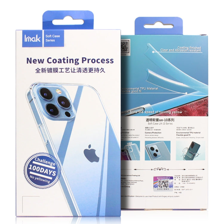 IMAK UX-10 Series Transparent Shockproof TPU Phone Case, For Samsung Galaxy S23 5G, For Samsung Galaxy S23 Ultra 5G, For Samsung Galaxy S23+ 5G