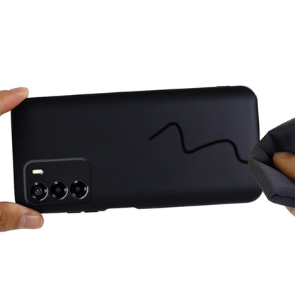 Pure Color Liquid Silicone Shockproof Full Coverage Phone Case, For ZTE Blade V40 Vita