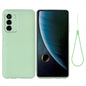 Pure Color Liquid Silicone Shockproof Full Coverage Phone Case, For ZTE Blade V40 Vita