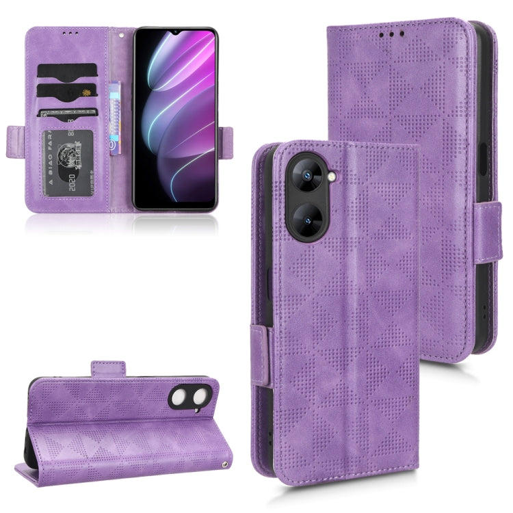 Symmetrical Triangle Leather Phone Case, For Realme V30 / V30T 5G, For Nokia G22 4G, For Xiaomi Redmi Note 12 4G Global