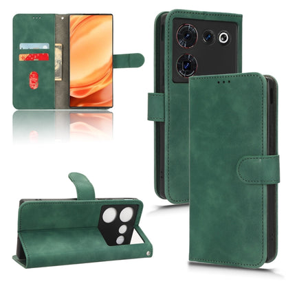 Skin Feel Magnetic Flip Leather Phone Case