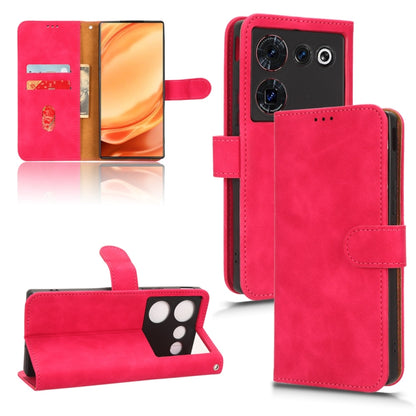 Skin Feel Magnetic Flip Leather Phone Case