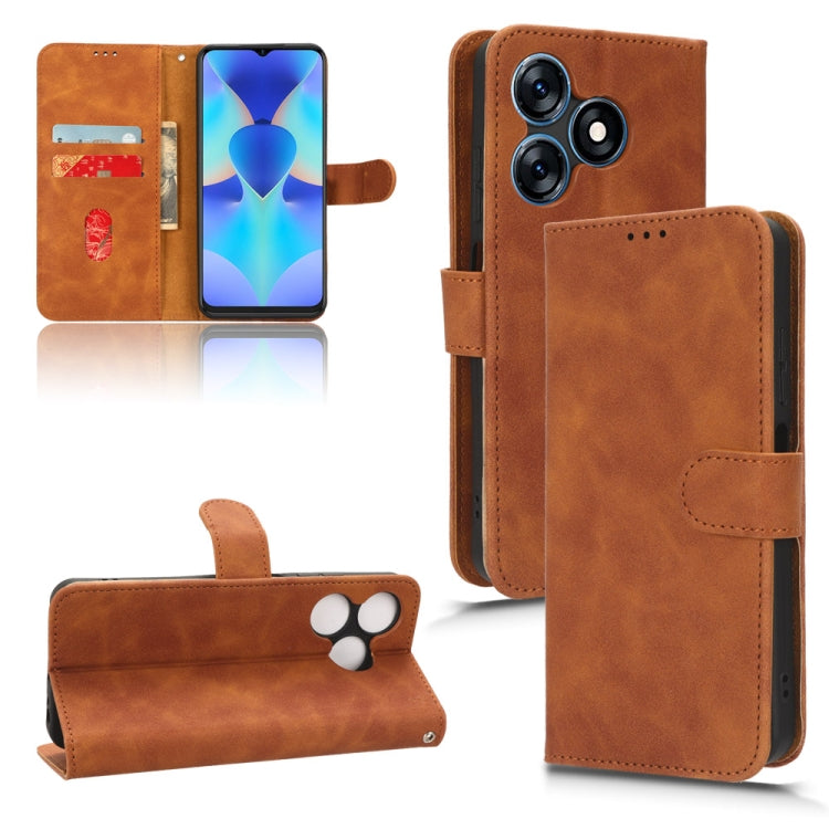 Skin Feel Magnetic Flip Leather Phone Case, For TECNO Spark 10, For TECNO Spark 10C, For TECNO Spark 10 Pro, For Motorola Moto G Power 2023 / G Paly 2023
