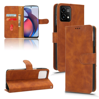 Skin Feel Magnetic Flip Leather Phone Case