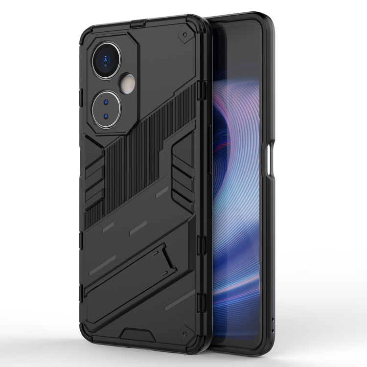 Punk Armor 2 in 1 PC + TPU Phone Case with Holder