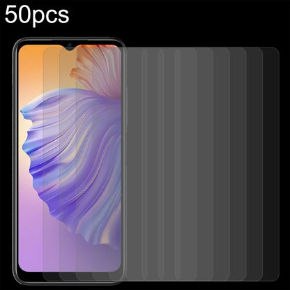 50pcs 0.26mm 9H 2.5D Tempered Glass Film