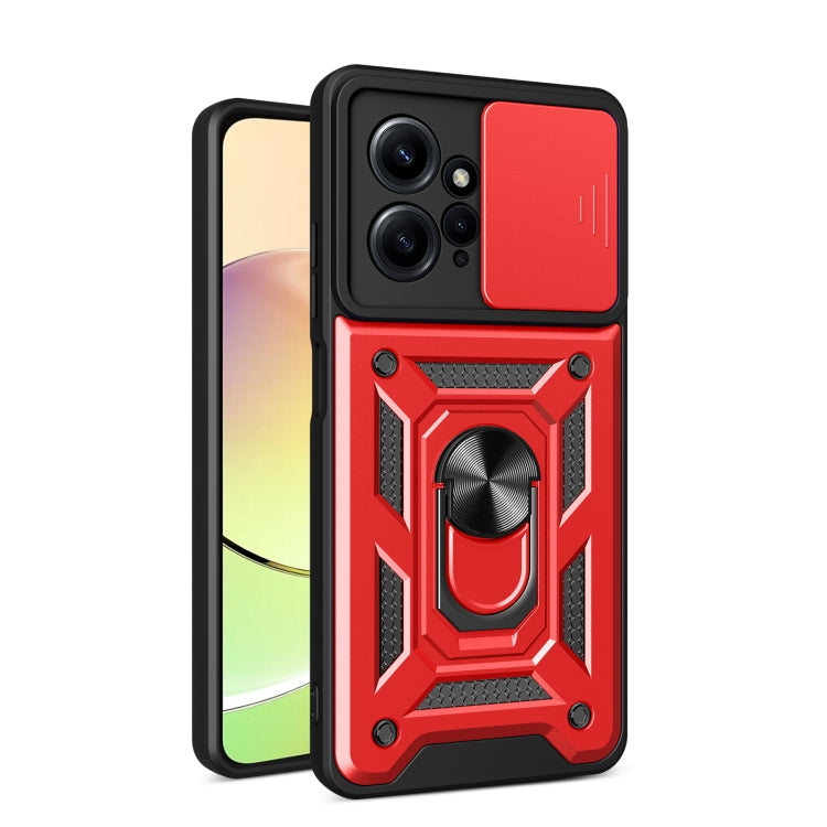 Sliding Camera Cover Design Phone Case, For Xiaomi Redmi Note 12 4G Global