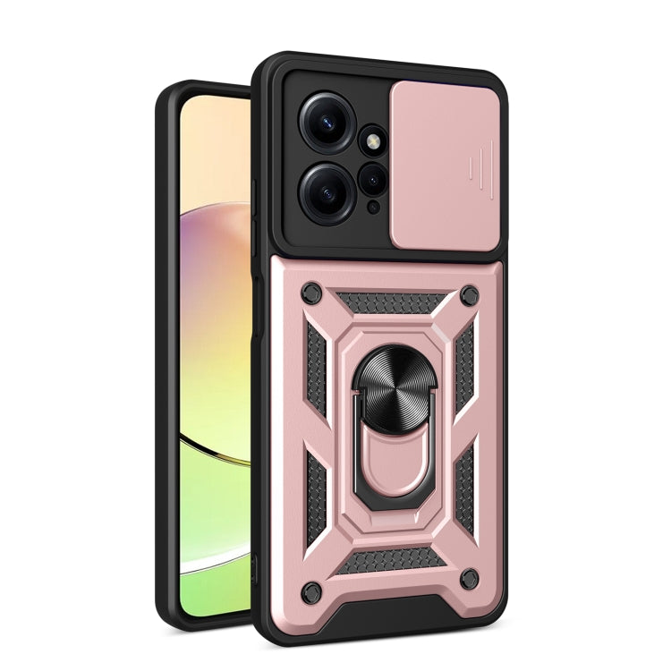 Sliding Camera Cover Design Phone Case, For Xiaomi Redmi Note 12 4G Global