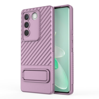 Wavy Texture TPU Phone Case with Lens Film