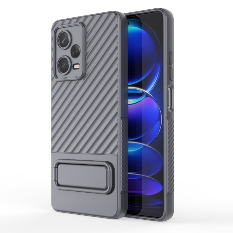 Wavy Texture TPU Phone Case with Lens Film
