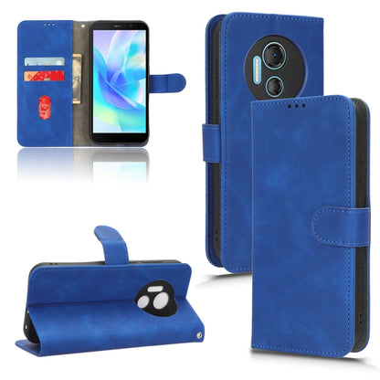 Skin Feel Magnetic Flip Leather Phone Case