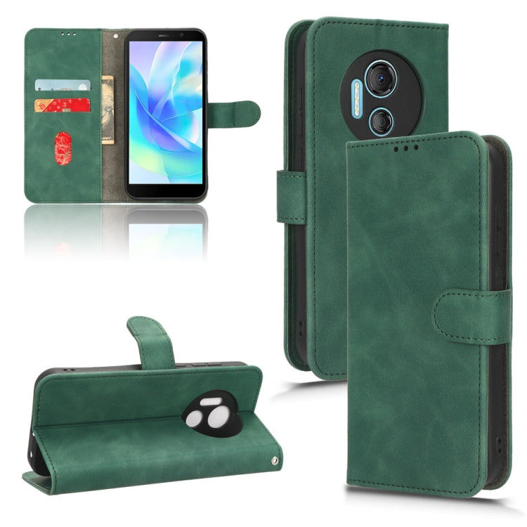 Skin Feel Magnetic Flip Leather Phone Case