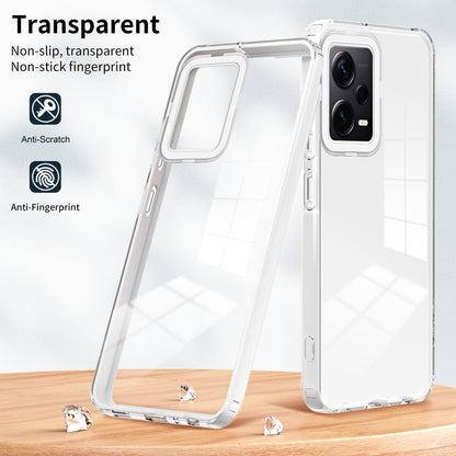 3 in 1 Clear TPU Color PC Frame Phone Case, Series 2