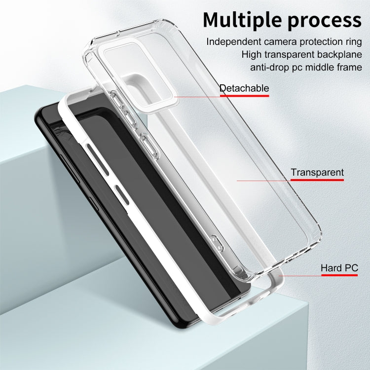 3 in 1 Clear TPU Color PC Frame Phone Case, Series 2