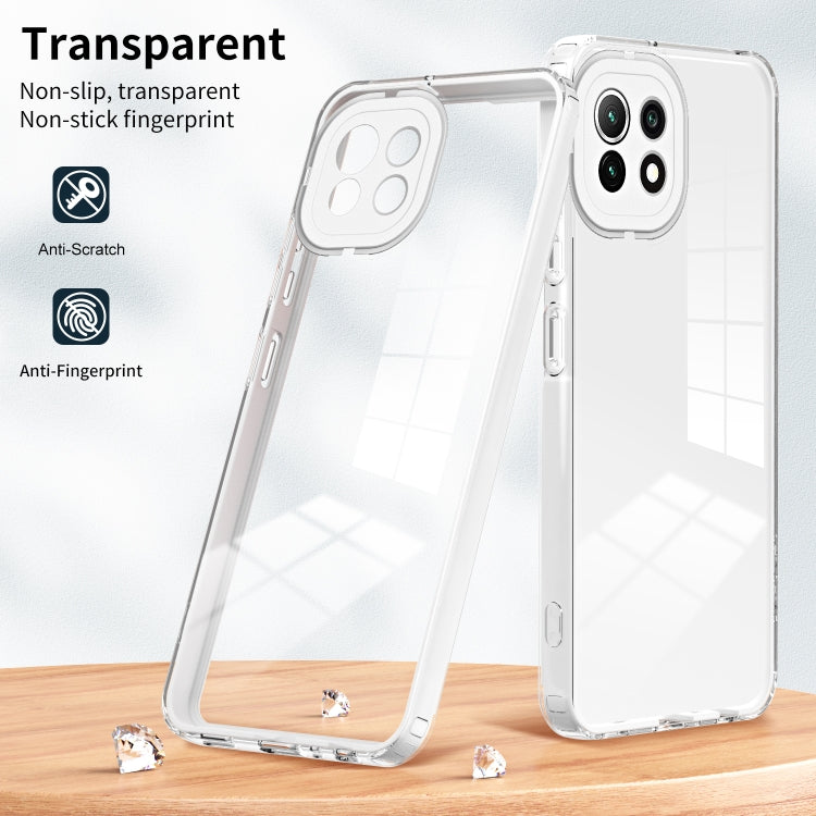 3 in 1 Clear TPU Color PC Frame Phone Case, Series 1