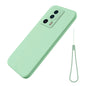 Pure Color Liquid Silicone Shockproof Phone Case