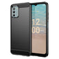 Brushed Texture Carbon Fiber TPU Phone Case