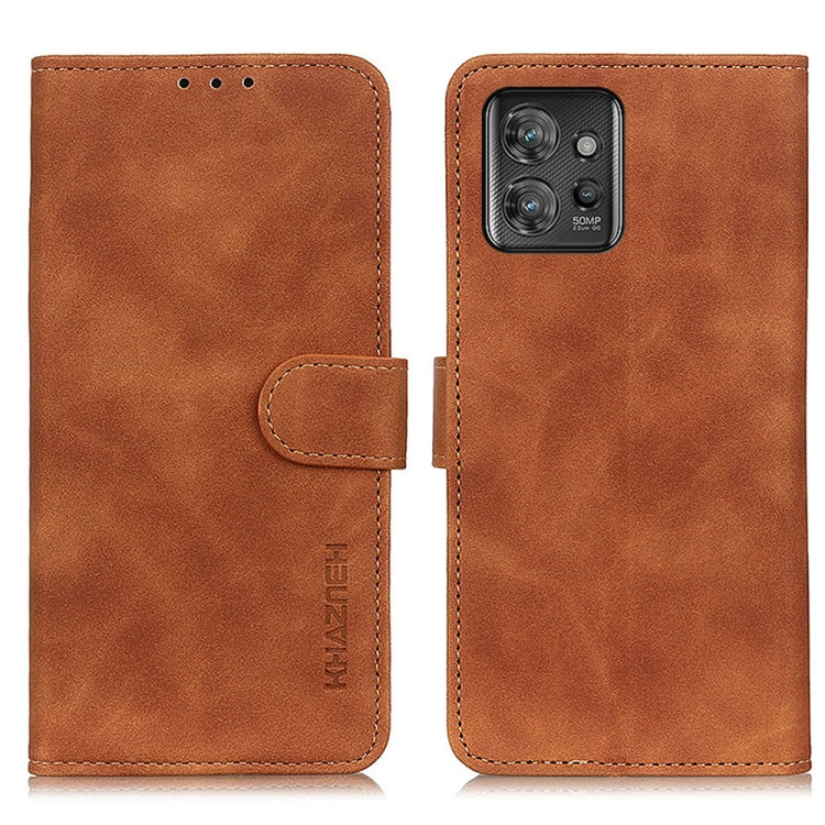 KHAZNEH Retro Texture Flip Leather Phone Case