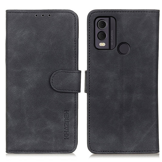 KHAZNEH Retro Texture Flip Leather Phone Case, For Nokia C22 4G, For Nokia C12 4G