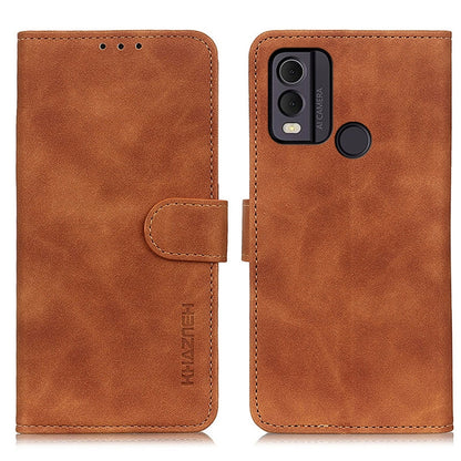 KHAZNEH Retro Texture Flip Leather Phone Case