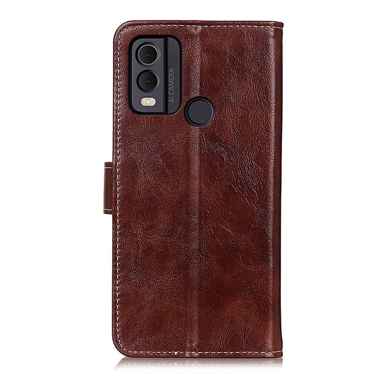 Retro Crazy Horse Texture Leather Phone Case, For Nokia C22 4G, For Nokia C12 4G