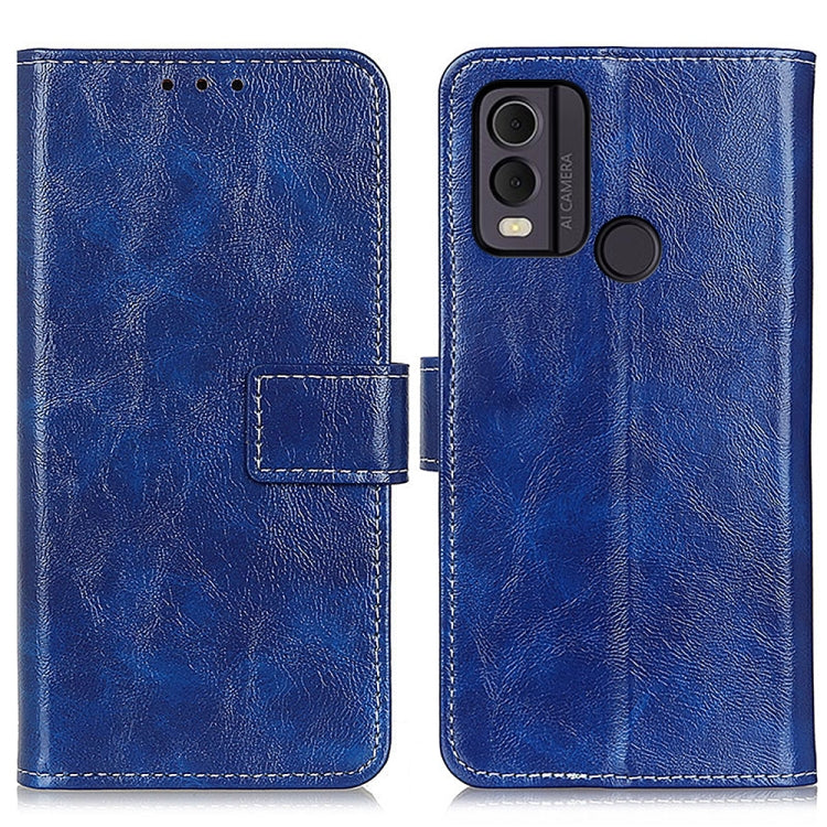 Retro Crazy Horse Texture Leather Phone Case, For Nokia C22 4G, For Nokia C12 4G